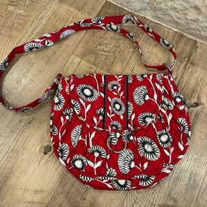 Vera Bradley Crossbody, like new, red and black bag.